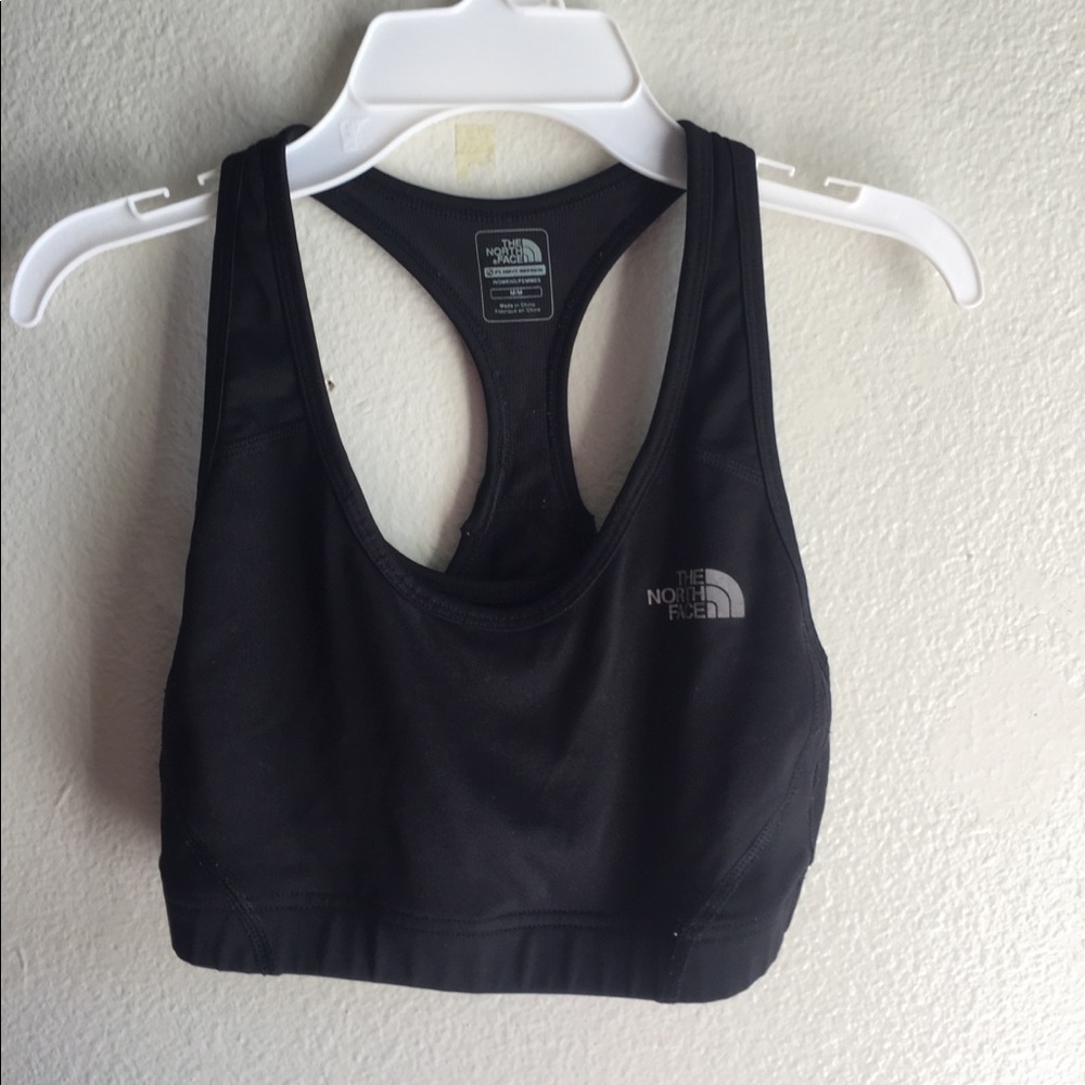 The North Face sports bra with built in pocket